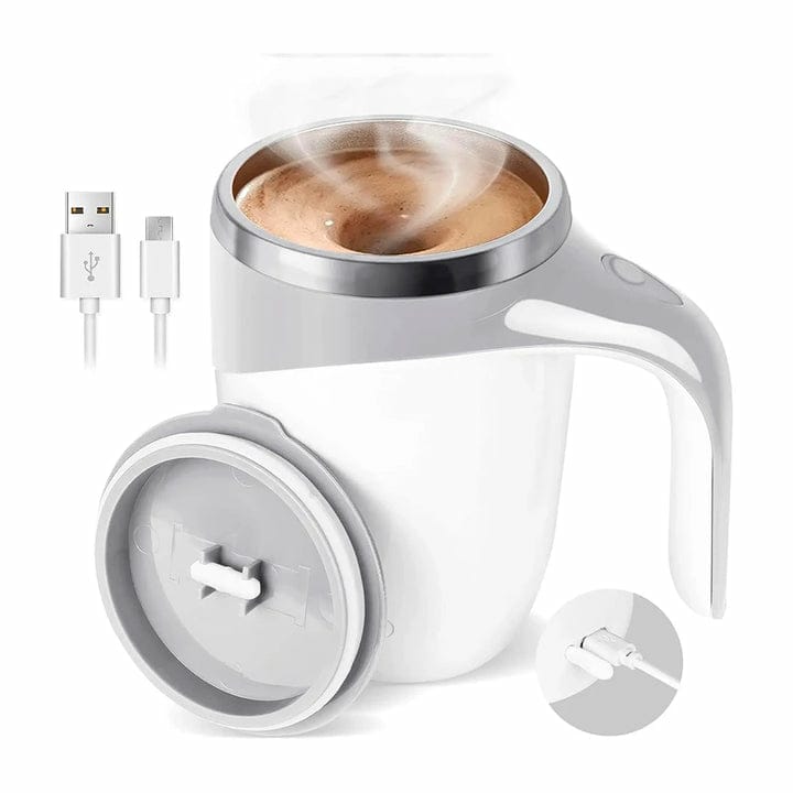 Vista 3 de Taza Mug Mezcladora - Color: Cafe